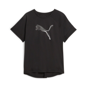 Puma Evostripe T-shirt Voor Dames Zwart