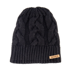 Sinner Cable Beanie Zwart