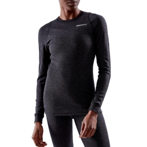 Craft Core Wool Merino Shirt Dames Zwart