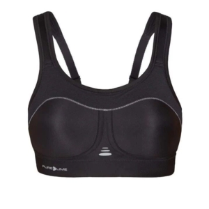 Pure Lime Compressie Sportbeha Zwart