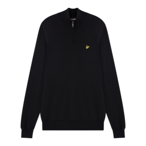 Lyle & Scott Golf Core 1/4 Zip Merino Mix Zwart