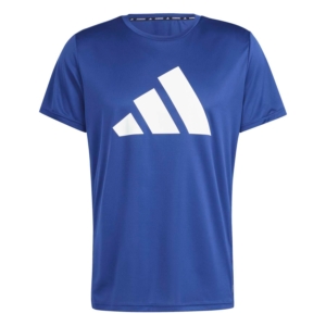 Adidas Run It Tee 3 Stripes Heren Blauw