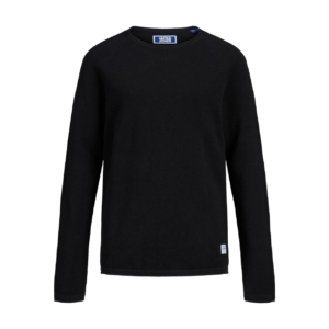 Jack & Jones Kids Ronde Hals Gebreide Trui Zwart