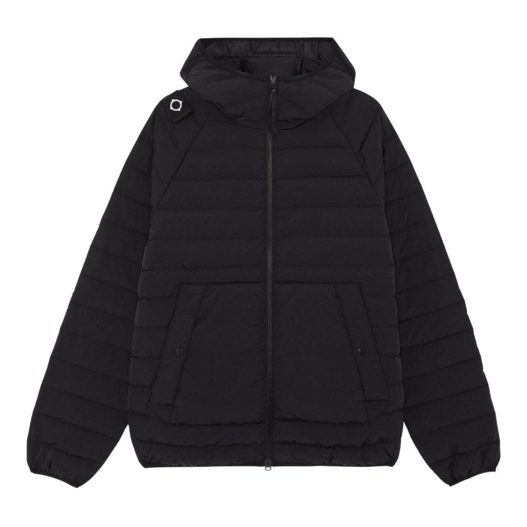 Ma.strum Hooded Down Jacket Zwart