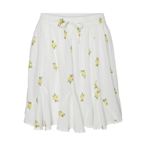 Vero Moda Maya Short Detail Skirt Wit