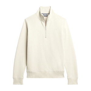 Superdry Essential Half Zip Sweatshirt Beige
