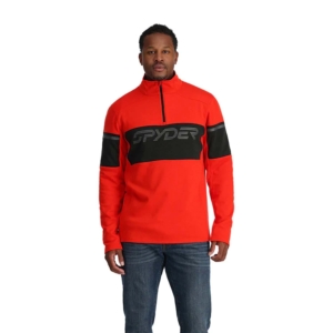 Spyder Spyder Speed Fleece 1/2 Zip Pullover Rood