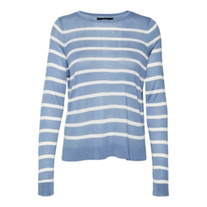 Vero Moda Nova O-neck Pullover Blauw