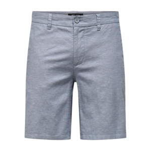 Only & Sons Mark Cotton Linen Shorts Blauw
