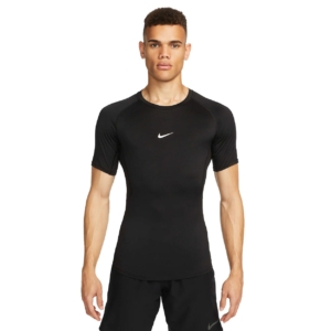Nike Pro Dri-fit Short Sleeve Shirt Zwart