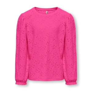 Only Kids Smilla Puff Top Berry