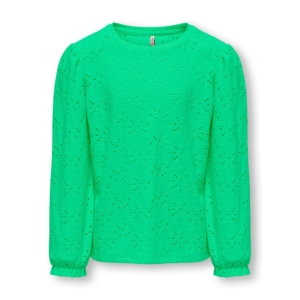 Only Kids Smilla Puff Top Groen
