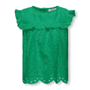 Only Kids Cleo Life Button Top Groen
