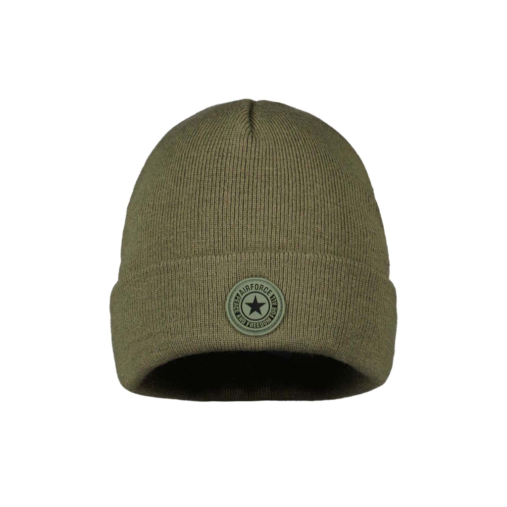 Airforce Bonnet Tone To Tone Badge Muts Groen