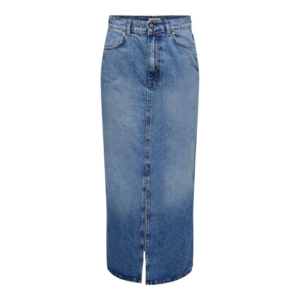 Only Cilla Slit Skirt Blauw