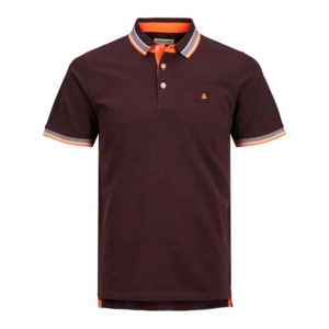Jack & Jones Paulos Polo Short Sleeve Wijnrood