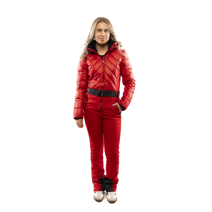 Luhta Halkorpi Ski Overall Dames Rood