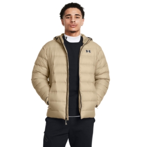 Under Armour Legend Down Hooded Jacket Creme