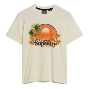 Superdry Travel Souvenir Relaxed Creme