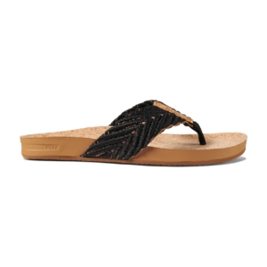 Reef Cushion Strand Zwart
