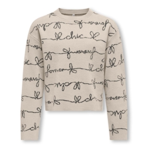 Only Kids Everly O-neck Knit Wit