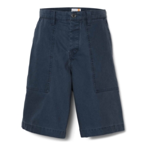 Timberland Washed Canvas Stretch Fatigue Short Blauw