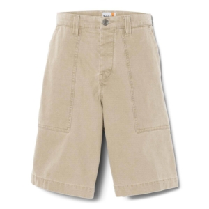 Timberland Washed Canvas Stretch Fatigue Short Creme