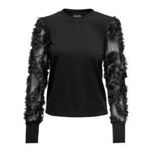 Jacqueline De Yong Fairview Long Sleeve Sweater Zwart