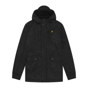 Lyle & Scott Fleece Lined Padded Coat Kids Zwart