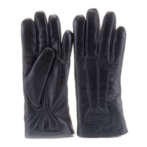 Warmbat Leren Handschoenen Zwart
