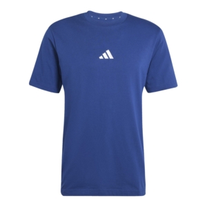 Adidas Essentials 3-stripes Single Jersey T-shirt Blauw