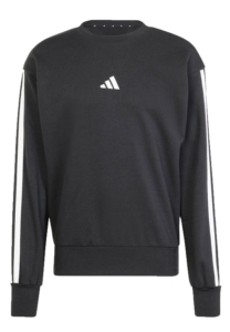 Adidas Essential 3-stripes French Terry Sweater Zwart
