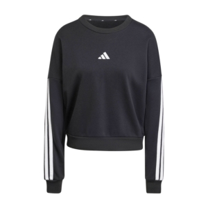 Adidas Essential 3-stripes French Terry Sweater Dames Zwart
