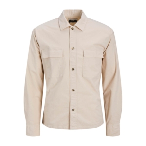 Jack & Jones Relaxed Fit Overshirt Creme