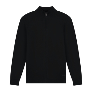 Be:at Luca Knit Full Zip Sweater Zwart