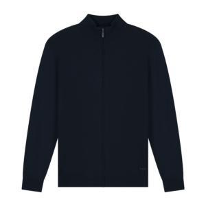 Be:at Luca Knit Full Zip Sweater Blauw