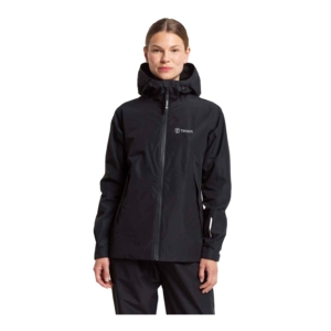 Tenson Winga Regenjack Dames Zwart