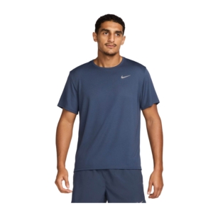 Nike Miler Short Sleeve Blauw