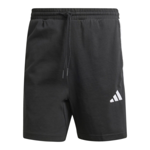 Adidas Essential Three Stripes Single Jersey Short Zwart