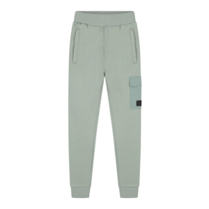 Malelions Junior Nylon Pocket Sweatpants Groen