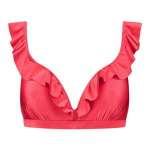 Beachlife Ruffle Padded Wired Bikinitop Rood