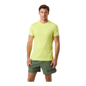 Björn Borg Borg T-shirt Heren Geel