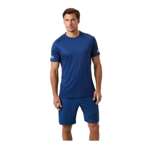 Björn Borg Ace Mesh Panel T-shirt Heren Blauw