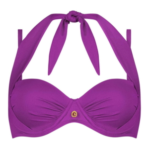 Ten Cate Beach Bikini Top Multiway Padded Wired Paars
