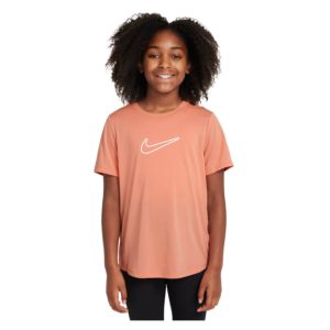 Nike One Fitted Tee Kids Peach