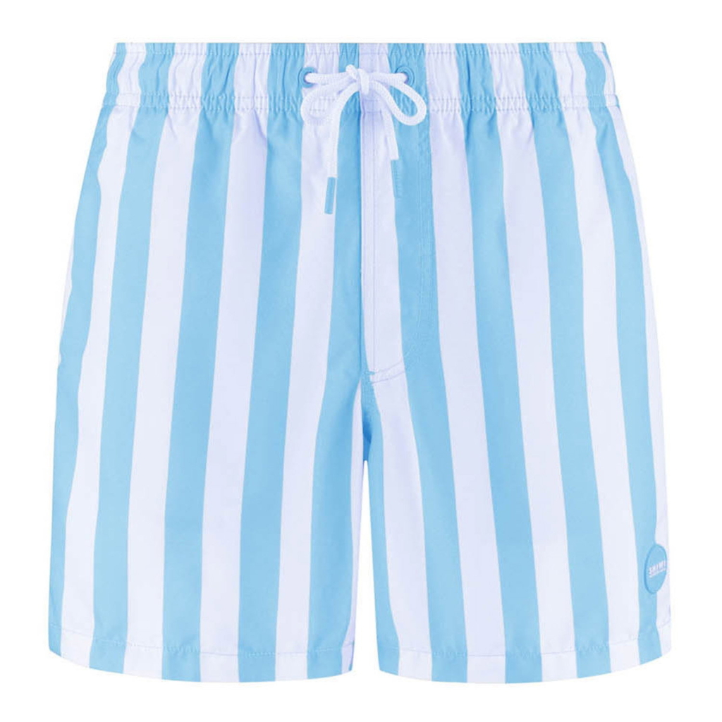 Shiwi Broad Stripe Swim Short Blauw