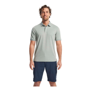 Tenson Txlite Melange Polo Grijs