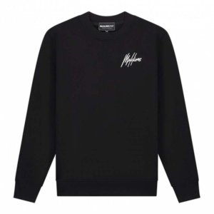 Malelions Sport Logo Sweater Heren Zwart