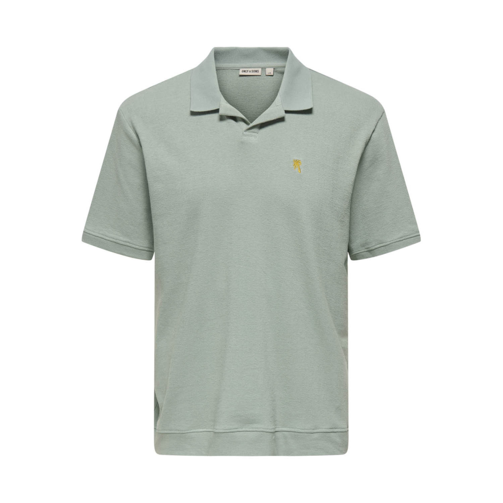 Only & Sons Structure T-shirt Heren Groen