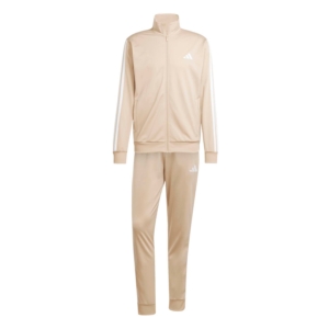 Adidas Sportswear Basic 3-stripes Tricot Trainingspak Heren Beige